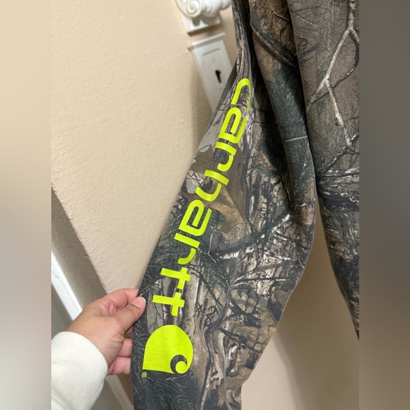 Carhartt Men's Woodland Camo Sweater - Picture 4 of 8